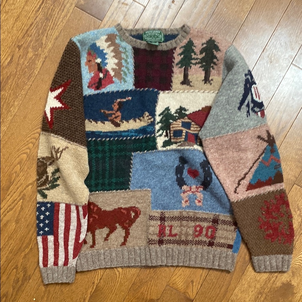 Ralph Lauren Vintage Rare sweater flawless - Picture 1 of 6